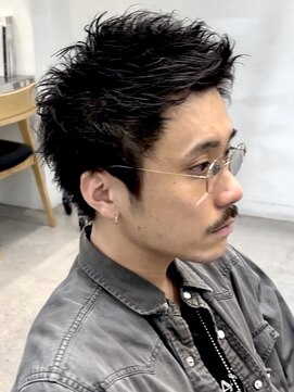 フィフス 渋谷(fifth) 渋谷メンズサロンスパイキーショート緩ツイストスパイラルパーマ