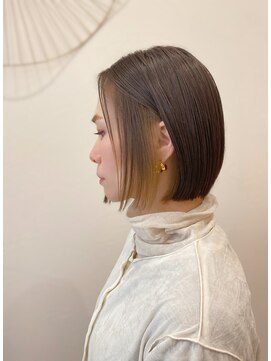 エフヘア レヴェリー(Fhair reverie) 【インナーカラー】オリーブベージュ