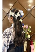 【卒業式ヘアセット】袴