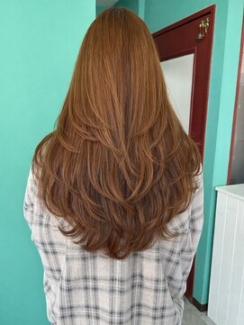 モルト 麻生(molt) 海外風 韓国風 ハイレイヤーカット ベージュブラウン
