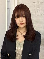 ヨーク(YOKE)&nbsp;【YOKE】ミディアムレイヤーダークレッドボルドーブリーチなし