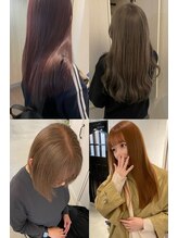 【ブリーチ無しカラー、お肌が綺麗に見えるカラーはお任せ下さい！】荒木麻子　@maco__off