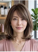 533白髪ぼかし/脱白髪染め/髪質改善/ショート30代40代50代60代