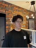 メンズショートパーマ