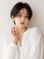 ミロアヴィタ 平尾(miroa vita)&nbsp;顔周りカット 20代 ショートボブ 顔周りレイヤー 髪質改善