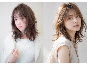 エンネ(enne)の写真/【岡山】《カット+オーガニックカラー￥4000》髪色から季節を先取りして印象UP◇コスパよく髪色チェンジ◎