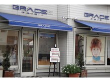 グレースヘアー(GRACE HAIR)の雰囲気（ブルーのテントが目印です!!）