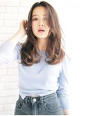 ルーズ☆センターパートで外国人風クールフェミニン☆アッシュ系