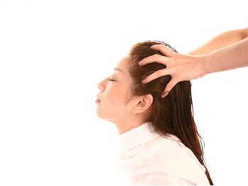 ノラサパス 高浜店(NOLASAPS)の写真/ふんわり豊かな髪に―無添加天然の商材を使用し、頭皮環境だけでなく自律神経も整える"NOLASAPSヘッドスパ"