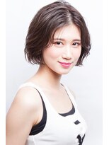 ピークアブー ワン(PEEK-A-BOO ONE)&nbsp;切りっぱなしボブ×シルバーグレージュカラー　伊藤雨潔