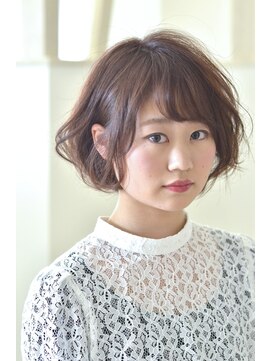 アドラーブル 長岡リップス旭岡店(adorable) ひし形小顔スタイル☆大人可愛い丸みショート