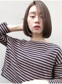 ワンカールボブ 似合わせカット かきあげバング！