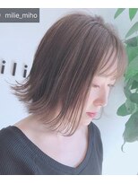 ヘアサロン ミリエ(HAIR SALON milie) 切りっぱなしボブ