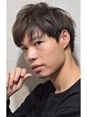 刈り上げセンターパートフェザーパーマサーフカールn