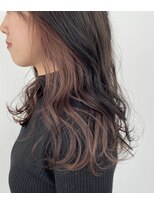 ゲーム 下北沢(GAME)&nbsp;【Thema　下北沢】　インナーカラー×ピンクベージュ