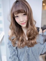 アグ ヘアー チャーム 光が丘店(Agu hair charm)&nbsp;フレンチウェーブのカジュアルロング