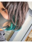 インナーカラーグリーン[Liara船橋]