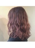 ピンクラベンダー ヘアカラー 【池袋】