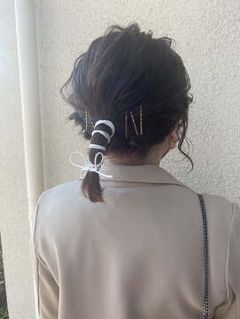 ラドンナアデッソ(LA.DONNA ADDESSO) お呼ばれヘアセット☆