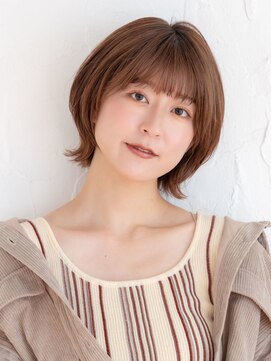 リトル 松山(little) つや感外ハネウルフボブスタイル