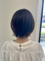 ヘア ナヴォーナ 千代ケ崎店(hair NAVONA) 外ハネショートボブ