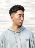 束間ショートフェード2wayバングツーブロック刈り上げツイスト