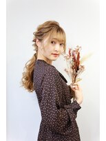 ファースト 祇園本店(first) 【ヘアセットサロンfrst】ルーズな下めポニーテール♪