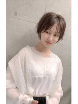 マッシュアンドマッシュアヴェダ ららぽーと福岡店(mash&mash AVEDA)&nbsp;柔らかショートボブ