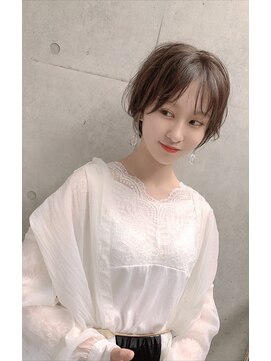 マッシュアンドマッシュアヴェダ ららぽーと福岡店(mash&mash AVEDA) 柔らかショートボブ