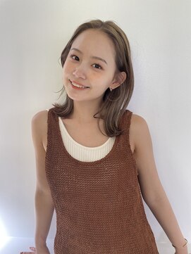 ガーデンエン 表参道(GARDEN eN) ミディアムレイヤーベージュ