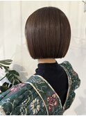 ミニボブ ナチュラルブラウン ◎Aina