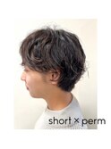 くせっ毛風マニッシュショート