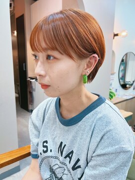 シビバイレボ(CIBI by revo) 地毛風カラー/ナチュラルレイヤーカット/ショートボブ[船橋]