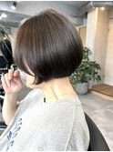 丸みのあるグラデーションボブ/ショートボブ/たまプラーザ