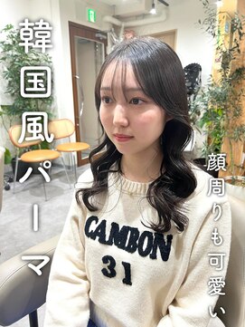 アミー 銀座(Ammy) #コテ巻き風パーマ #パーマロング#韓国風パーマ#デジタルパーマ