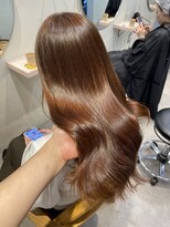 ロカ(roka) オレンジブラウン/ブリーチなしカラー