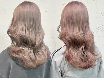 フォルテ ガーデン ヒルズ 静岡店(FORTE GARDEN HILLS)の写真/ブリーチなしダブルカラー×髪質改善Trで透明感のあるツヤ髪に♪[インナーカラー/縮毛矯正/静岡駅/静岡]