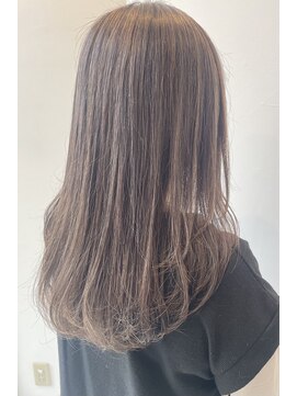 アルファ(Hair Salon alpha) 【大人可愛い】お顔周りレイヤー×ハイライト×シアーベージュ
