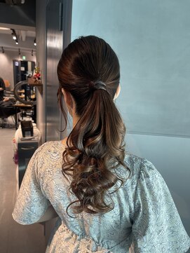 シャルムバイケンジ(Charm.by KENJE) 【ポニーテール】結婚式/卒業式/銀座/ヘアセット/アレンジ