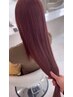 艶髪ストレート【ストレート＋つやつやトリートメント】￥13750