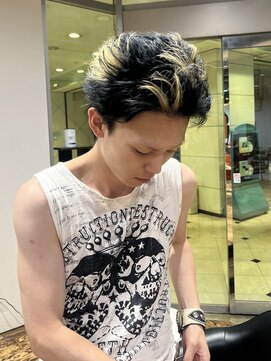 メンズ クーヘアー(Men's coohair) スパイキーショート/デザインカラー