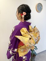 キッカ(kicca) 【kicca】卒業式ヘア/成人式ヘア/アップスタイル/シニヨン