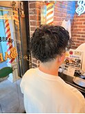 スキンフェードツイストスパイラルパーマ