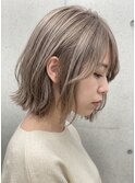 夏カラー/ハイトーンボブ/ミニボブ/インナーカラー