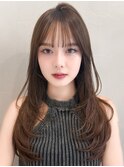 ダークパープル夏薄めバングナチュラルショートこなれヘア