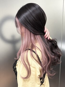 ワンスタイル(One style) 【ケアブリーチ1回】インナーカラー＋髪質改善トリートメント