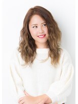 ココロエ ヘアアート(cocoroe HAIR ART)&nbsp;ハイカラー　ゆる巻きロング