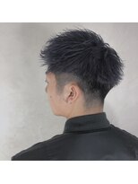 ジゼル(gisele)&nbsp;色落ちも楽しめるネイビージェットモヒカン