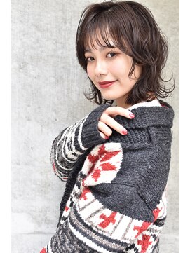 メーヴェ(Mowen) mowenイルミナx外ハネボブxアッシュブラウンxネオウルフ