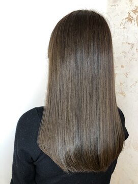 ジーナ セントラル銀座(Zina) セシルカットフリンジウェーブ×大人かわいい前髪ココアブラウン